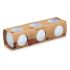 Set de ghivece Ibergarden ES0101221S3 Alb Plastic 6,2 x 6,2 x 6,6 cm (8 Unități)