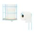 Suport pentru Role de Hârtie Igienică Berilo W7276PB - 388 Albastru 16,5 x 63,5 x 16,5 cm (4 Unități)