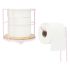 Suport pentru Role de Hârtie Igienică Berilo W7276PB - 389 Roz 16,5 x 63,5 x 16,5 cm (4 Unități)