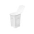 Coș pentru rufe murdare Stefanplast Alb Plastic 50 L 37 x 56 x 39 cm (6 Unități)