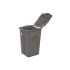 Coș pentru rufe murdare Stefanplast Antracit Plastic 50 L 37 x 56 x 39 cm (6 Unități)