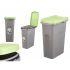 Coș de gunoi pentru hârtie Stefanplast Verde Gri Plastic 25 L (6 Unități)