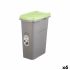 Coș de gunoi pentru hârtie Stefanplast Verde Gri Plastic 25 L (6 Unități)