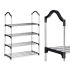 Pantofar Kipit 1063 Argintiu 76 x 26 x 58 cm 4 Rafturi