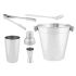 Set Pentru Cocktail Kinvara 1351-1850 Argintiu Oțel inoxidabil 250 ml 5 Piese (6 Unități)