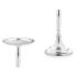 Candelabru Argintiu Aluminiu 10 x 17 x 8,5 cm (8 Unități)