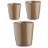 Set de ghivece Ø 14 cm Ø 22 cm Ø 17 cm Cónica 3 Piese Gri Maroniu