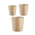 Set de ghivece Ibergarden CONICO-1019 Bej Argilă Cónica Ø 14 cm Ø 22 cm Ø 17 cm 3 Piese
