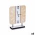 Stolní hodiny Alb Metal Lemn MDF 22 x 28 x 7 cm (6 Unități)