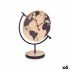 Stolní hodiny Harta Lumii Negru Metal Lemn MDF 22,5 x 30,5 x 12 cm (6 Unități)