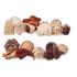 Decorative Potpourri Alb Maro 19 x 40 x 14 cm (8 Unități)