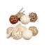 Set of Decorative Balls Alb Maro (12 Unități)