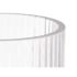 Vază Dungi Transparent Geam 9,5 x 16,5 x 9,5 cm (8 Unități)