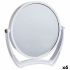 Oglindă cu Efect de Mărire Alb Geam Plastic 19 x 18,7 x 2 cm (6 Unități)