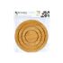 Suport Protecție pentru Masă Kinvara 897 Natural Bambus Rotund 19 x 1 x 19 cm (24 Unități)
