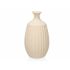 Vază Bej Ceramică 21 x 39 x 21 cm (2 Unități) Dungi