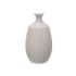 Vază Gri Ceramică 21 x 39 x 21 cm (2 Unități) Dungi