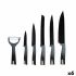 Set de Cuțite Kinvara KT211035 Negru Oțel inoxidabil polipropilenă 6 Piese (6 Unități)