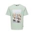Tricou cu Mânecă Scurtă Bărbați Only & Sons Onskolton Reg Beach Surf Verde