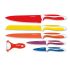 Set de Cuțite Ceramice și Dispozitiv pentru Decojit Knoolvs InnovaGoods 6 Piese